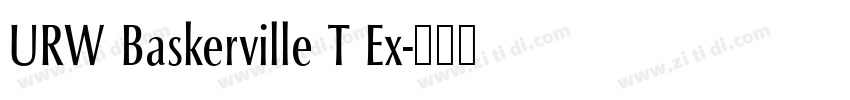 URW Baskerville T Ex字体转换 URW Baskerville T Ex字体转换